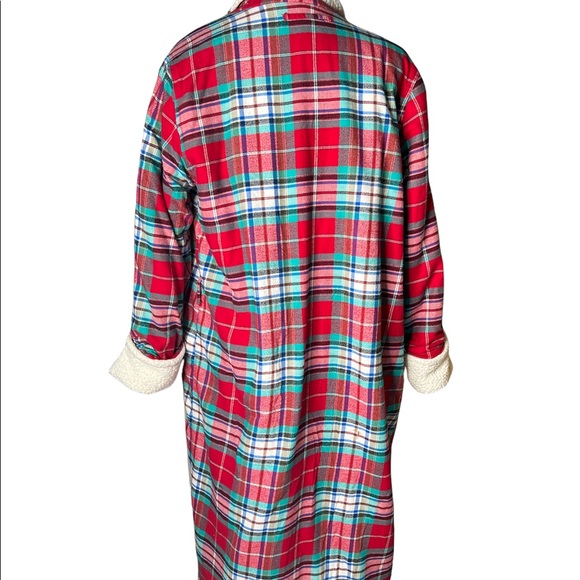 Lands End Sherpa Lined Robe - Picture 4 of 4